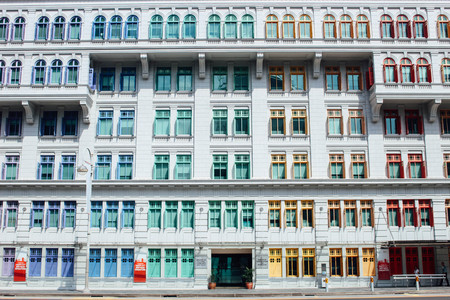 SINGAPORE - SEPTEMBER 25, 2016 : MICA (Ministry of Communications & Information)  building on SEPTEMBER 25, 2016 in Singapore. It was known as the Old Hill Street Police Station.のeditorial素材