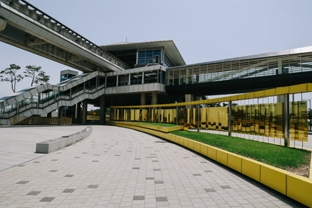Seoul, South Korea - July 10, 2022: Street view of Incheon city at day time.のeditorial素材