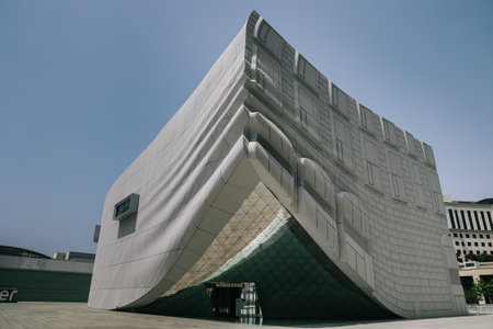 Seoul, South Korea - July 9, 2022: Paradise city is the first Korean-style complex resort in Northeast Asia that combines a variety of hospitality and entertainment, Located near Incheon International Airport.のeditorial素材
