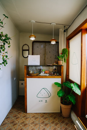 Jeju Island, South Korea - July 10, 2022: Semo restaurant is small restaurant in Jeju island. This restaurant is sales for takeaway only.のeditorial素材