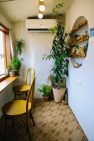 Jeju Island, South Korea - July 10, 2022: Semo restaurant is small restaurant in Jeju island. This restaurant is sales for takeaway only.のeditorial素材