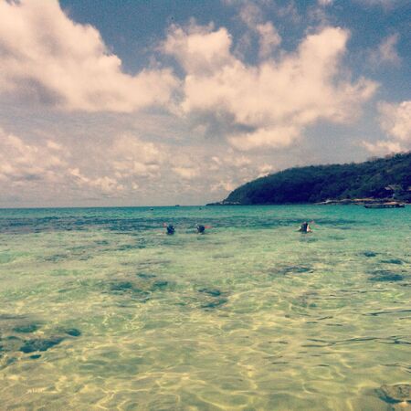 Seascape of Thailand in summer