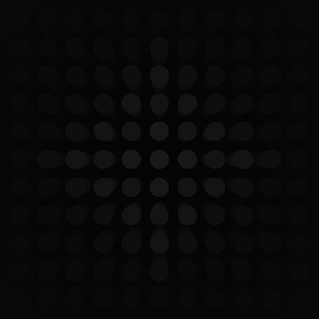 Volume abstract black background, many pillar, cylinders, 3d vector dark wallpaper