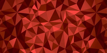 Abstract vector geometry background, red crystals, more surfaces, debris wallpaperのイラスト素材