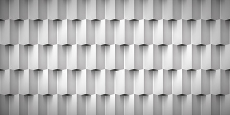 Volume realistic texture, cubes, gray 3d geometric pattern, design vector backgroundのイラスト素材