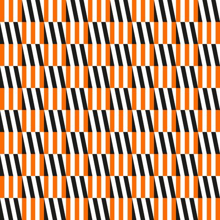 Orange striped black texture geometric background.のイラスト素材