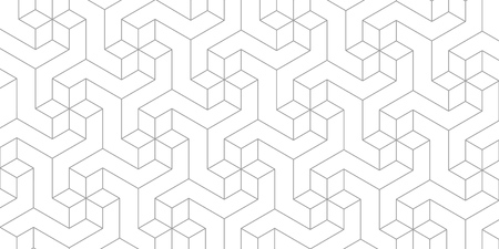 Unreal texture, gray cubes, 3d geometric pattern, design vector backgroundのイラスト素材