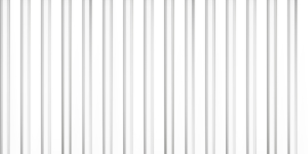 Volume realistic embossing texture, iron fence, white 3d geometric pattern, design vector backgroundのイラスト素材