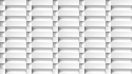 Volume realistic texture, cubes steps, white 3d geometric pattern, design vector light backgroundのイラスト素材