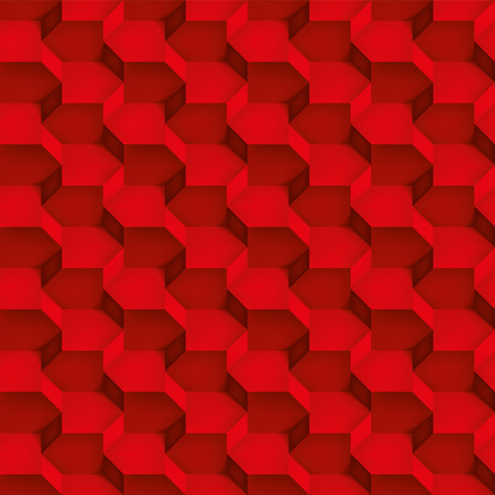 Volume realistic vector cubes red texture for you projectsのイラスト素材