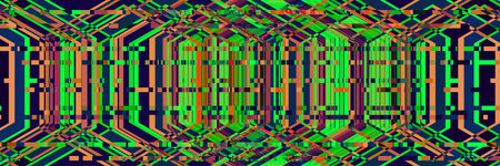 Background in glitch style. Interference graphic image. vector design
