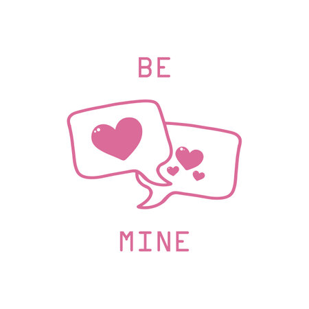 Valentines Day card. Romantic postcard for the soulmate, friend, girlfriendのイラスト素材