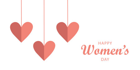 Web banner for Women Day, announcement, discountsのイラスト素材