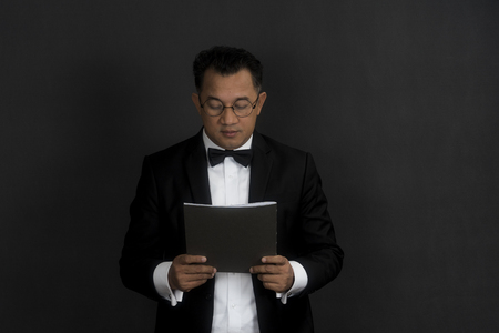 Asian man in business look.の写真素材