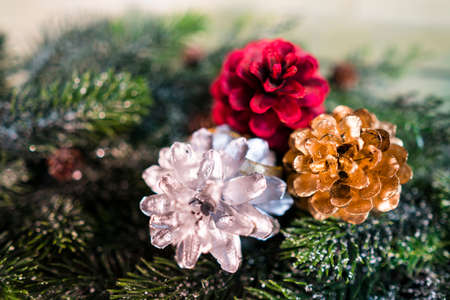 Christmas decoration as a background./ Christmas decoration.の写真素材