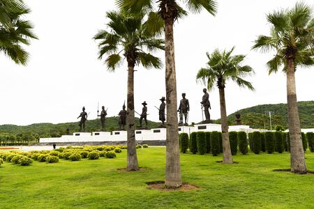 Prachuap Khiri Khan, Thailand - August 19, 2018 : Ratchaphakdi park in Prachuap Khiri Khan, Thailand, editorial.のeditorial素材