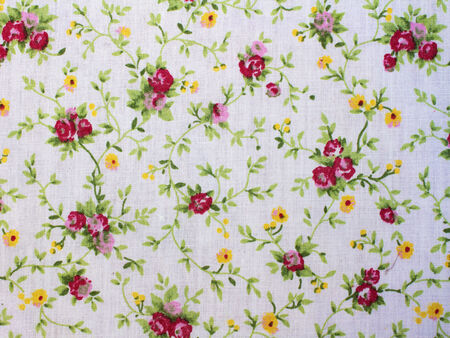 Fragment of colorful retro tapestry textile patternの写真素材