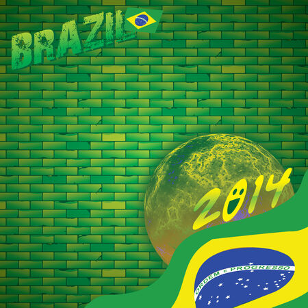 Brazil 2014 Background Illustrationのeditorial素材