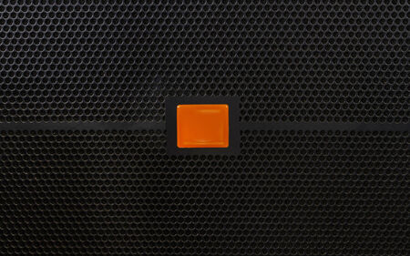 abstract image of rounded frame on modern speaker textureの写真素材