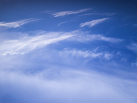Beautiful clouds in blue sky background
