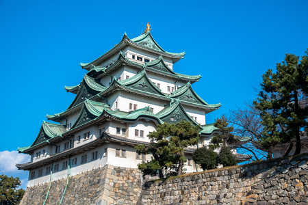 Nagoya Castle on a Clear Dayのeditorial素材