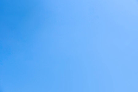 Clear Blue Sky Backgroundの写真素材