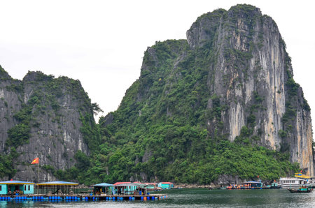Scenic View of Halong Bayの写真素材