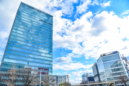 Modern Skyscrapers in Nagoya, Japanのeditorial素材