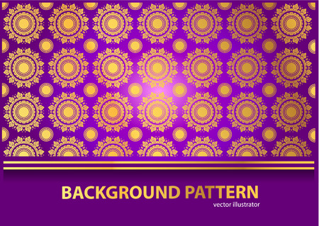 Thai Art Background Thai art pattern vectorのイラスト素材