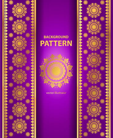 Thai Art Background Thai art pattern vectorのイラスト素材