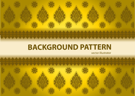 Thai Art Background Thai art pattern vectorのイラスト素材