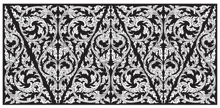 Traditional Thai style symbol painting vectorのイラスト素材