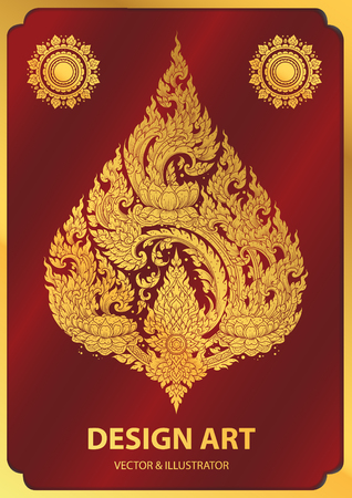 layout thai buddha outline stroke vectorのイラスト素材