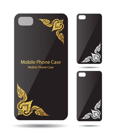 Phone line thai cover vector illustrationのイラスト素材