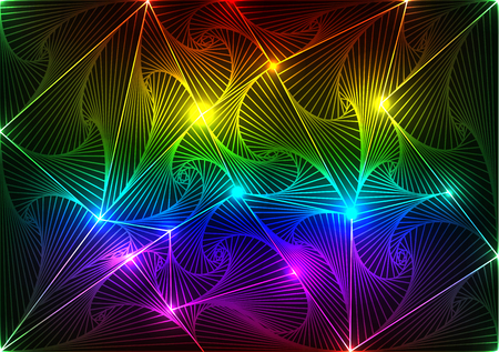 Colorful Geometric pattern with straight linesのイラスト素材
