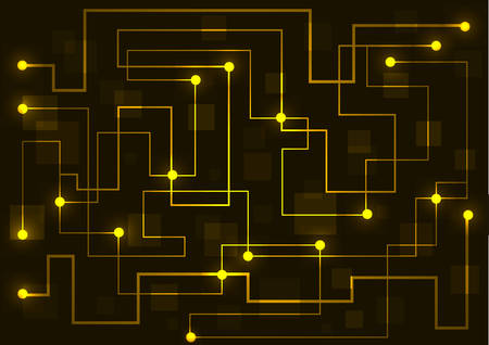 Abstract futuristic modern hi-tech glowing background illustrationのイラスト素材