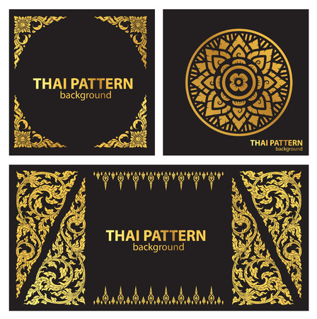 thai pattern style vectorのイラスト素材