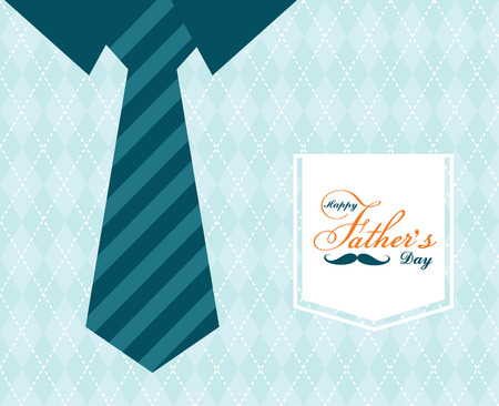 Greeting card for Father`s day with decorative lettering and vintage pattern backgroundのイラスト素材