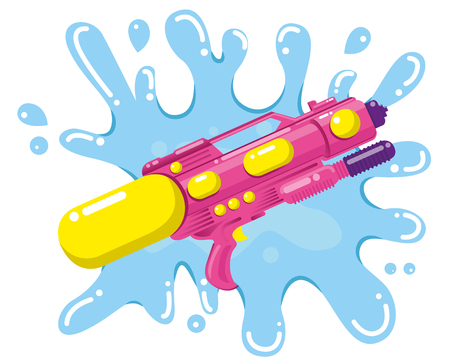 water gun for songkran festival of Thailand new years. Vectorのイラスト素材