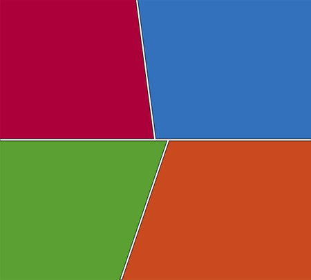 geometric shaped colorful background, there is an abstract line in the middle that separates the shapes.のイラスト素材