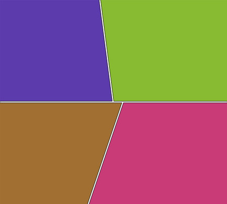 geometric shaped colorful background, there is an abstract line in the middle that separates the shapes.のイラスト素材