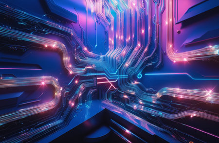 Electronic Mind Creative Circuit Glowの素材