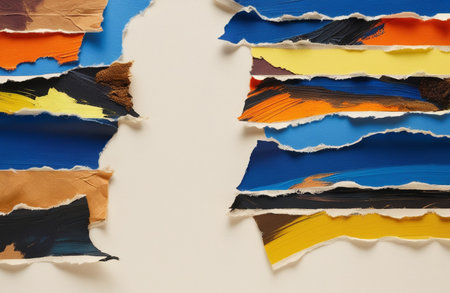 Layered Torn Paper Edgesの素材