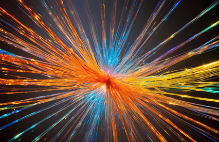 Radiant Fiber Optic Strandsの素材