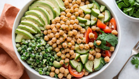 Garden Chickpea Saladの素材