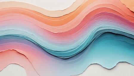 Gradient pastel smear with paper textureの素材