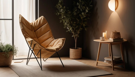 Chair shaped like folded leafの素材