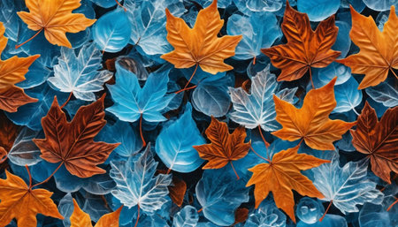 Copper Leaves and Glacier Flowの素材