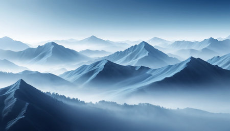 Misty Mountain and Glass Textureの素材