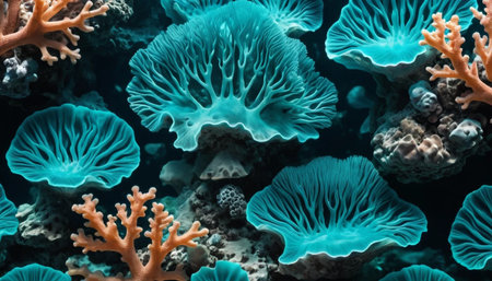 Ocean Coral and Liquid Glassの素材